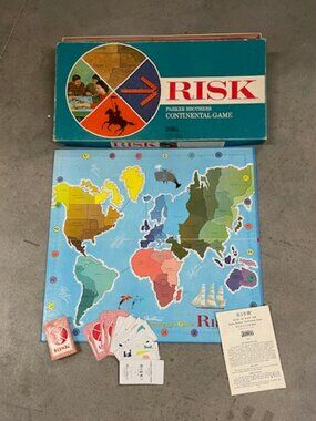 RISK Game by Parker Brothers – Vintage (1968) & Complete!